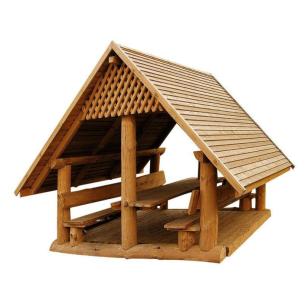 001. Altana szałas deskowany