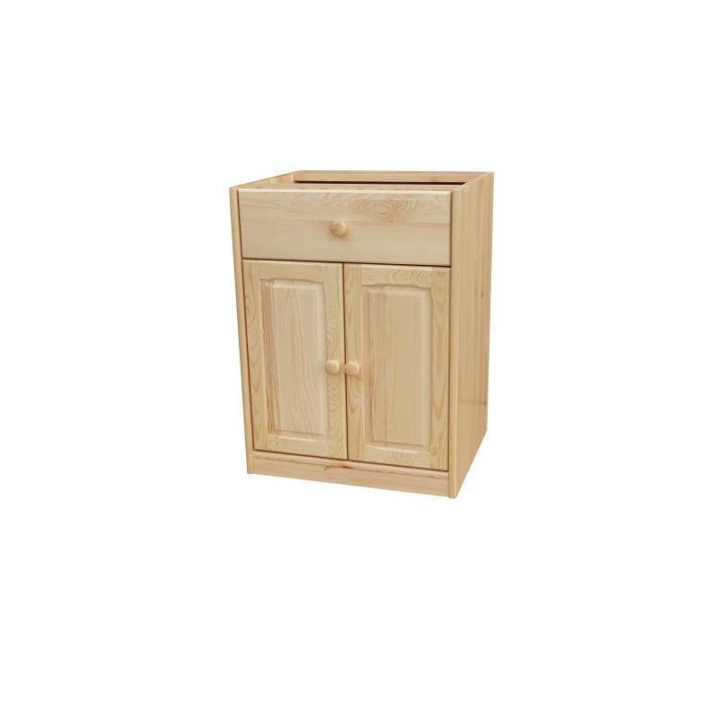 16. Szafka kuchenna drewniana stojąca 60 1S/2D
