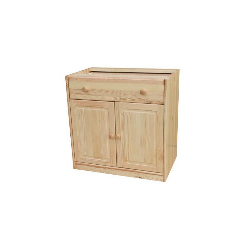 15. Szafka kuchenna sosnowa stojąca 80 1S/2D