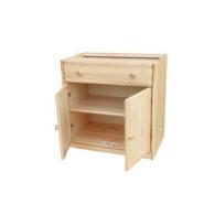 15. Szafka kuchenna sosnowa stojąca 80 1S/2D