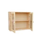 21. Szafka kuchenna sosnowa wisząca 80 II z szybą