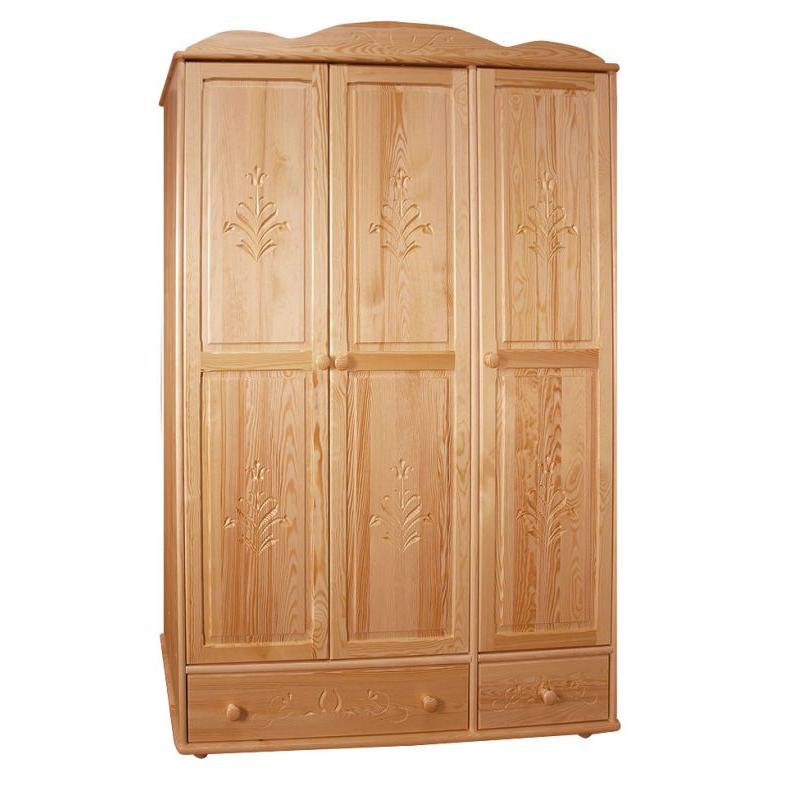 01. Szafa rzeźbiona sosnowa III 3D/2S