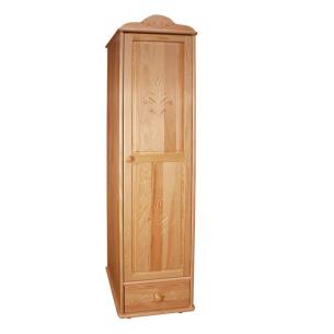 03. Szafa rzeźbiona drewniana I 1D/1S drążek