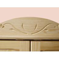 03. Szafa rzeźbiona drewniana I 1D/1S drążek