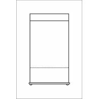 10. Szafa drewniana II 2D przesuwna drążek