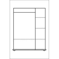 08. Szafa drewniana III 3D 190x135x55