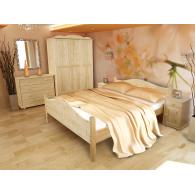 10. Łóżko rzeźbione sosnowe Sandra 180x200