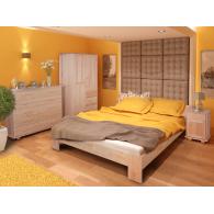 06. Szafa sosnowa BORO II 2D dzielona