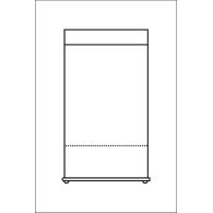 06. Szafa sosnowa BORO II 2D drążek