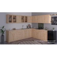 15. Szafka kuchenna sosnowa stojąca 80 1S/2D