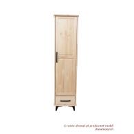 02. Szafa sosnowa RETRO I 1D/1S