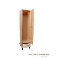 02. Szafa sosnowa RETRO I 1D/1S