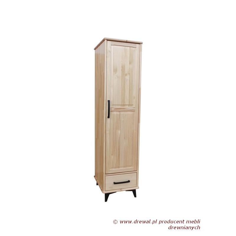02. Szafa sosnowa RETRO I 1D/1S