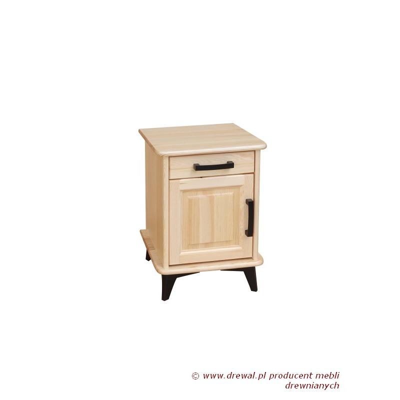 04. Szafka nocna sosnowa RETRO 1D/1S