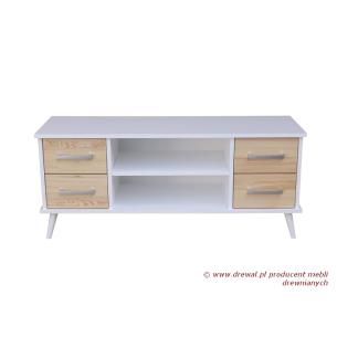 04. Stolik RTV sosnowy NORD 4S