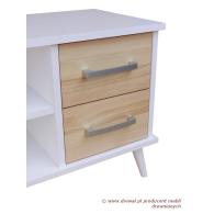 04. Stolik RTV sosnowy NORD 4S