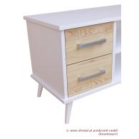 04. Stolik RTV sosnowy NORD 4S