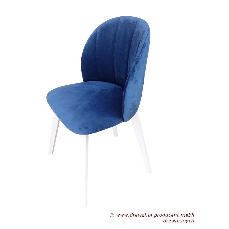 23. Krzesło bukowe tapicerowane Flora