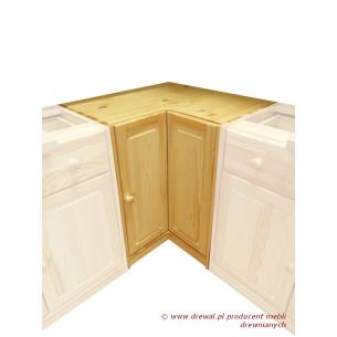 22. Szafka kuchenna narożna stojąca drewniana