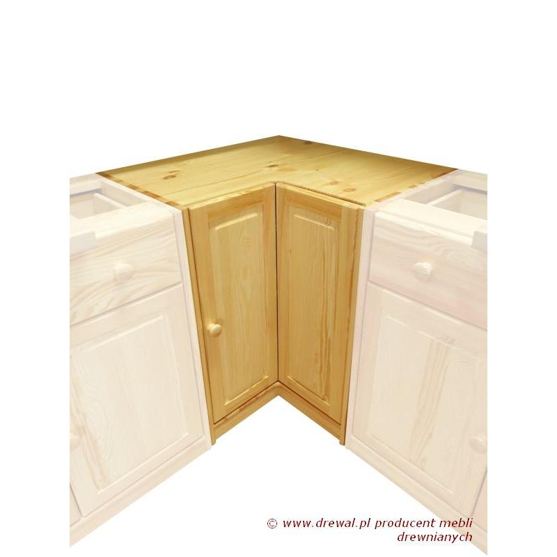22. Szafka kuchenna narożna stojąca drewniana