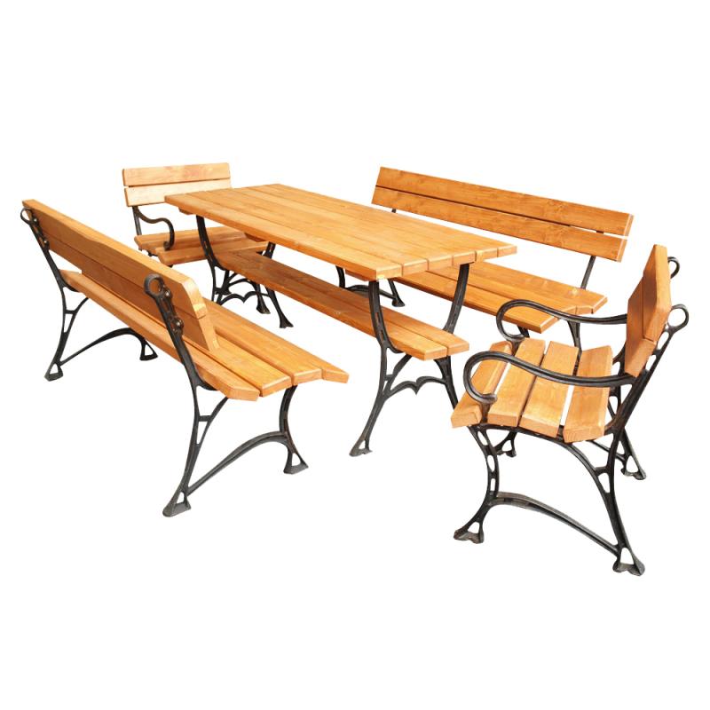 119. Komplet ogrodowy Kowal Królewski 1+2+2