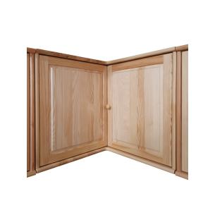 23. Szafka kuchenna narożna wisząca sosnowa