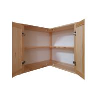 23. Szafka kuchenna narożna wisząca sosnowa