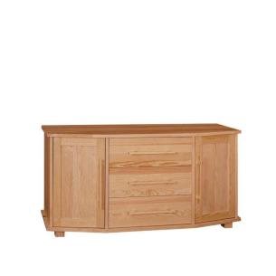 16. Komoda sosnowa BORO 2+3 wypukła