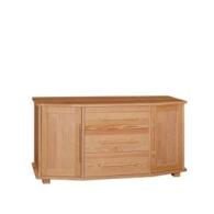 16. Komoda sosnowa BORO 2+3 wypukła