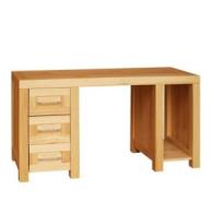 Biurko sosnowe z litego drewna.