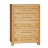 18. Komoda sosnowa Del Sol 5S szeroka