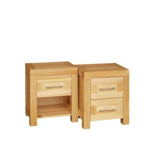 24. Szafka nocna sosnowa Del Sol 2 szufladki