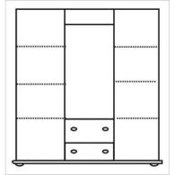 02. Szafa sosnowa IV 4D/2S