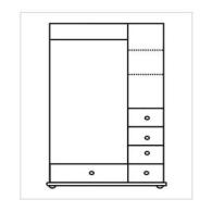 06. Szafa drewniana III 3D/5S
