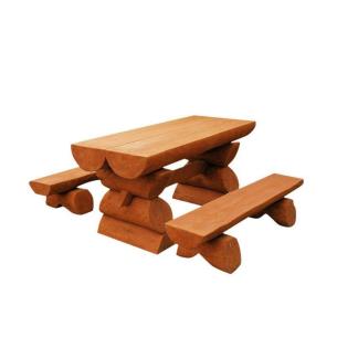 040. Komplet ogrodowy z bali 1+2