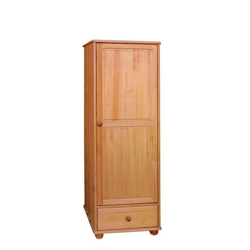20. Szafa sosnowa I 1D/1S bieliźniarka półki
