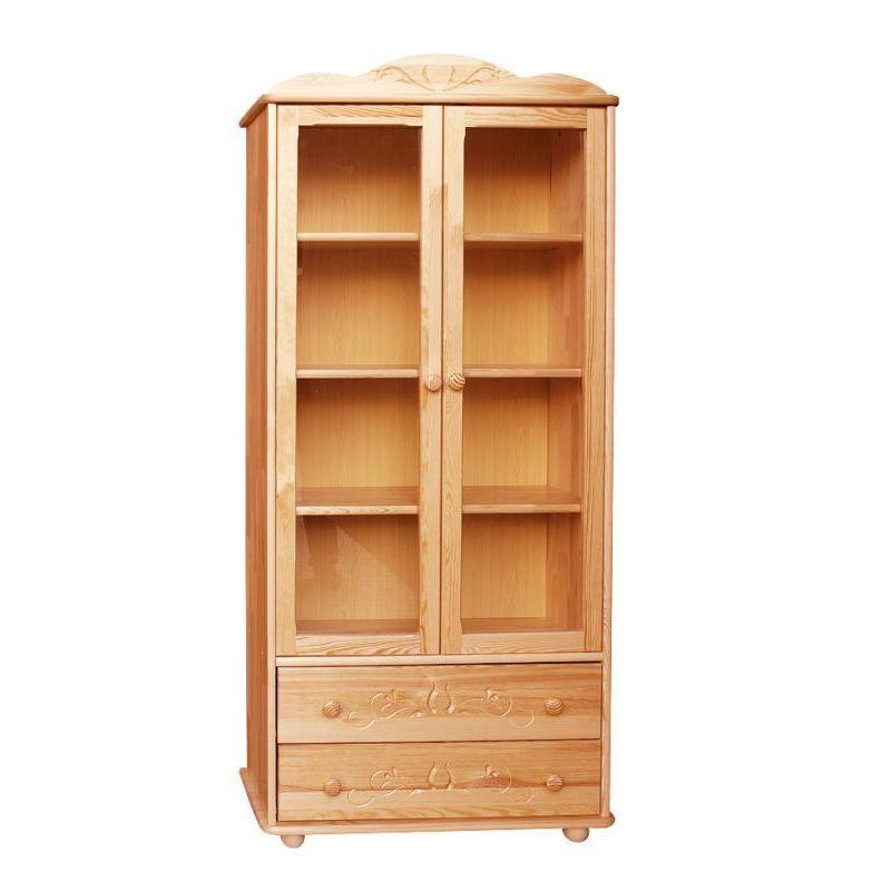 04. Witryna rzeźbiona sosnowa II 2D/2S