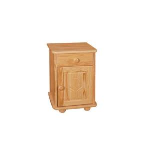08. Szafka nocna rzeźbiona sosnowa 1D/1S
