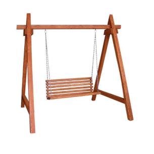041. Huśtawka ogrodowa Drewal podwójna