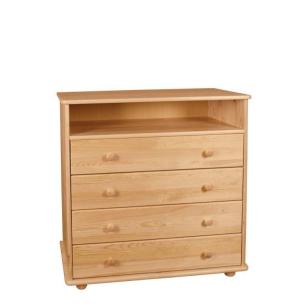 15. Komoda drewniana 100/4S + wnęka