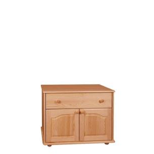 43. Komoda drewniana 2+1 bieliźniarka