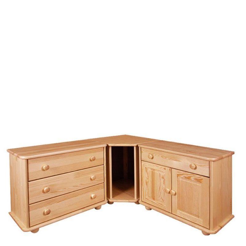 48. Komoda rogowa 3-częściowa