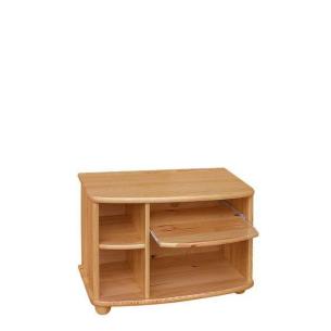 12. Stolik RTV sosnowy niski