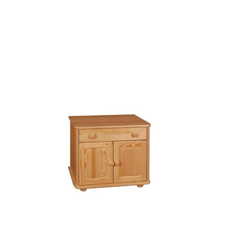 17. Szafka nocna sosnowa nakastlik podwójny