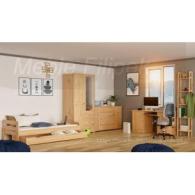 01. Łóżko sosnowe ażurowe D 90