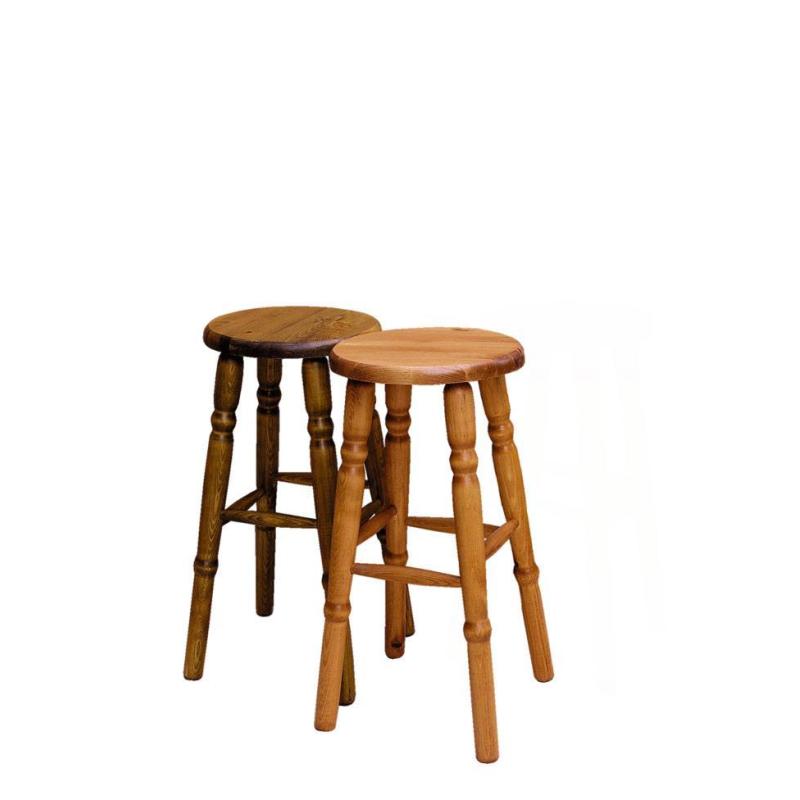 03. Taboret sosnowy półbarowy wys.60