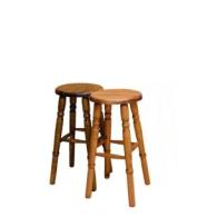 03. Taboret sosnowy półbarowy wys.60