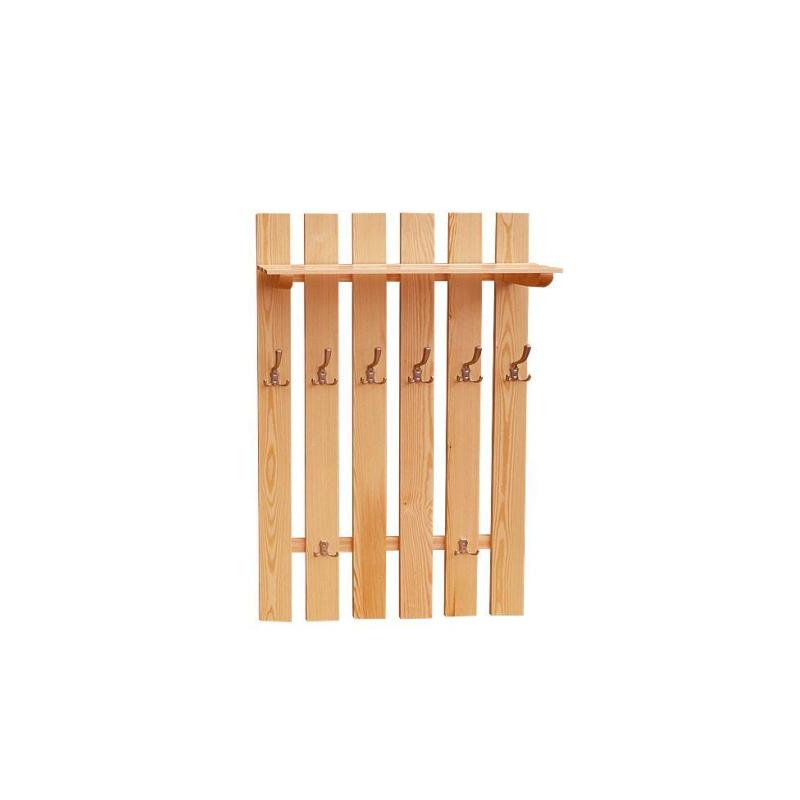 01. Półkowieszak sosnowy metal 120/6