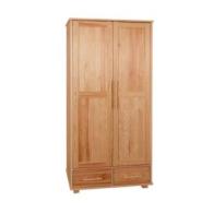 05. Szafa sosnowa BORO II 2D/2S drążek